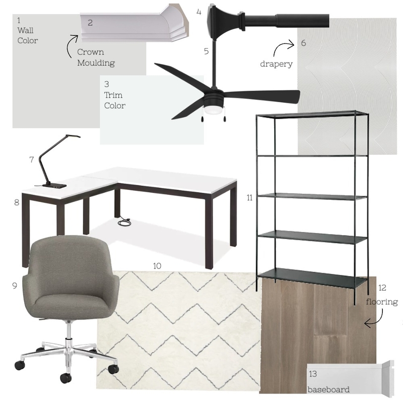 Office Mood Board by Yara Interiors on Style Sourcebook