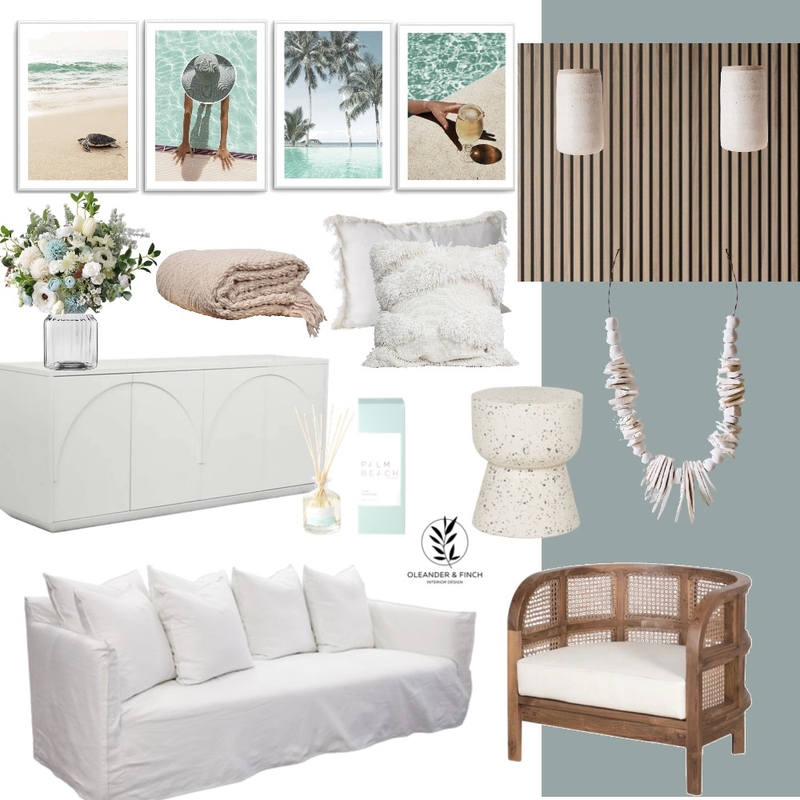 Turquoise Dreaming Mood Board by Oleander & Finch Interiors on Style Sourcebook