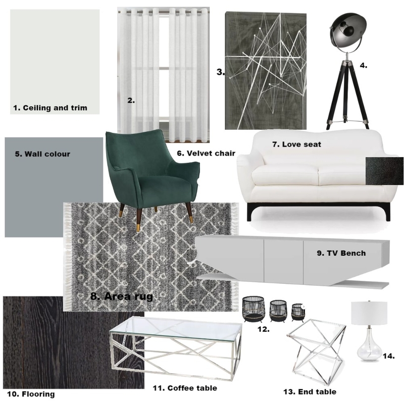 Module 9 Living Room Mood Board by StacyKowalchuk on Style Sourcebook