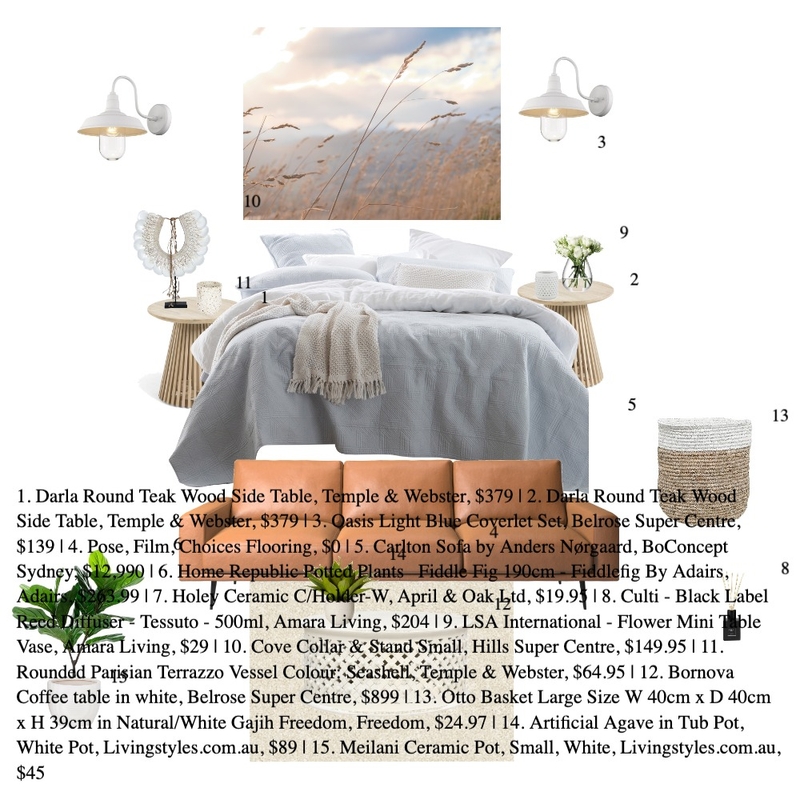 Master bedroom Mood Board by sarahjadeduckett on Style Sourcebook