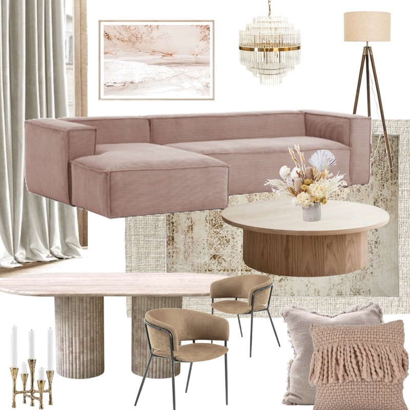 Blush Mood Board by Oleander & Finch Interiors on Style Sourcebook