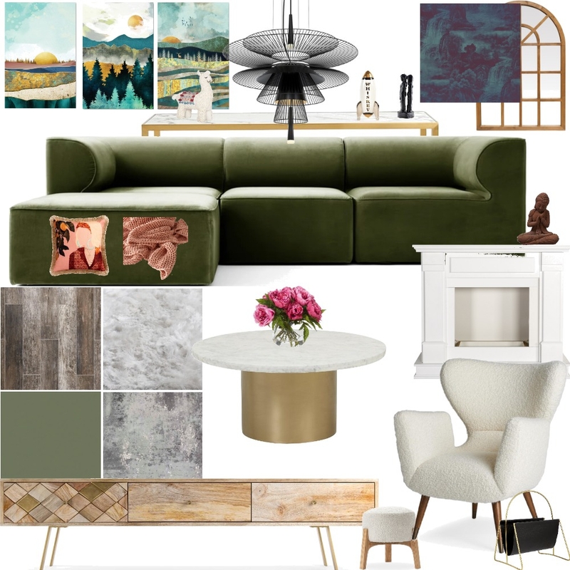 Living Room Mood Board by Wichittra on Style Sourcebook