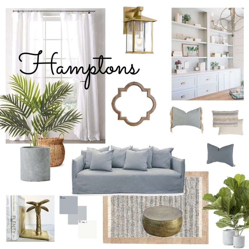 Hamptons Mood Board by RT Interior Design on Style Sourcebook