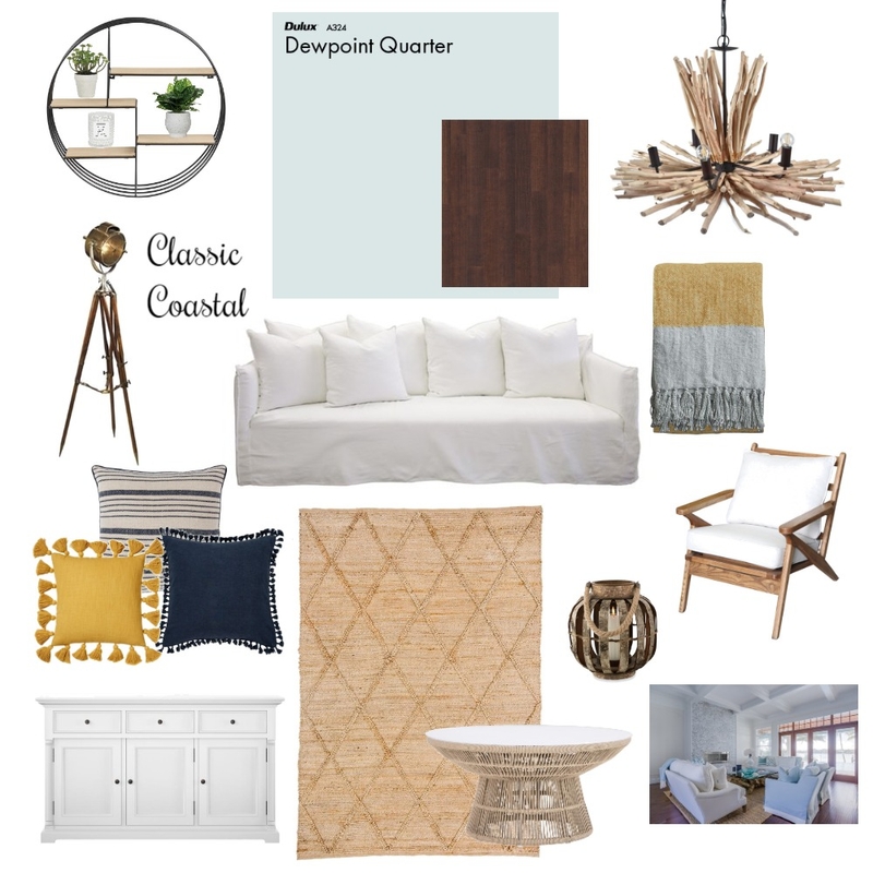 Classic Coastal Mood Board by MankinMarianne on Style Sourcebook