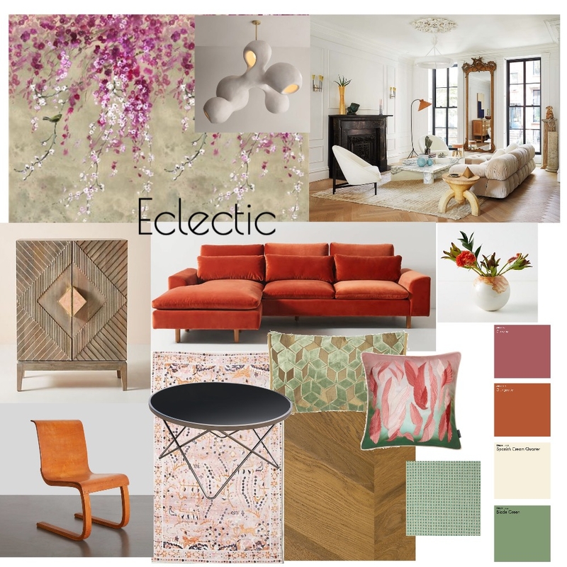 Eclectic living room Mood Board by Annemarie de Vries on Style Sourcebook
