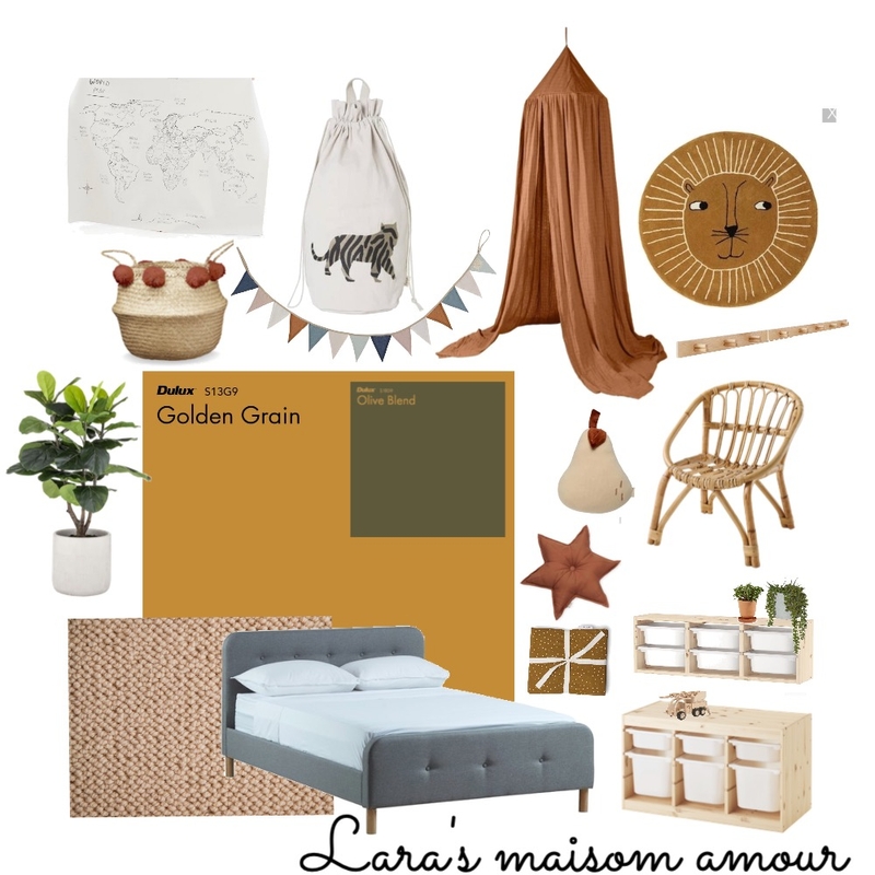 LMA - Howie's Bedroom Mood Board by Lara' Maison Amour on Style Sourcebook