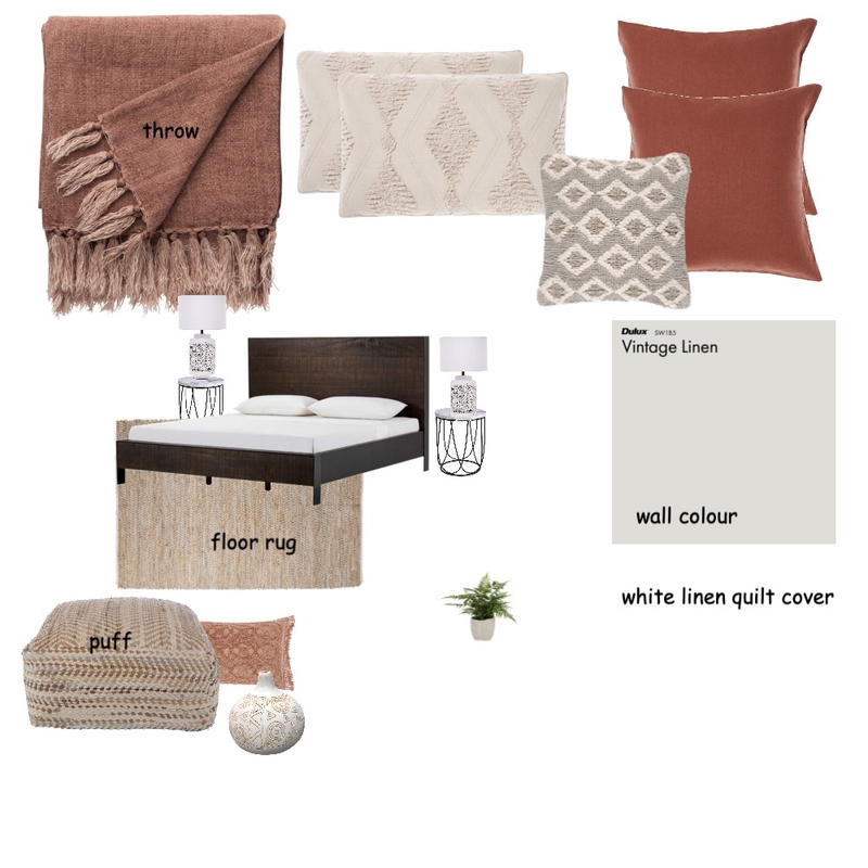 Kate Hodge bedroom Mood Board by Graceful Lines Interiors on Style Sourcebook