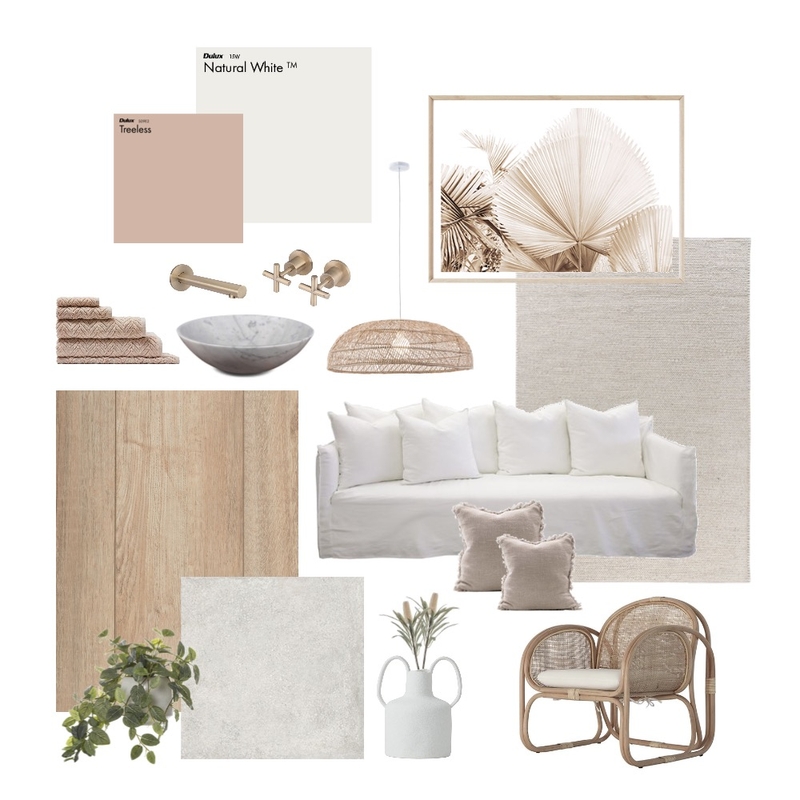 Boho Luxe Beauty Spa Mood Board by Janelle Mead Interiors on Style Sourcebook