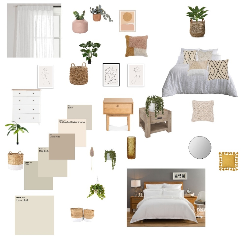 Bohemian Bedroom Mood Board by marybella on Style Sourcebook