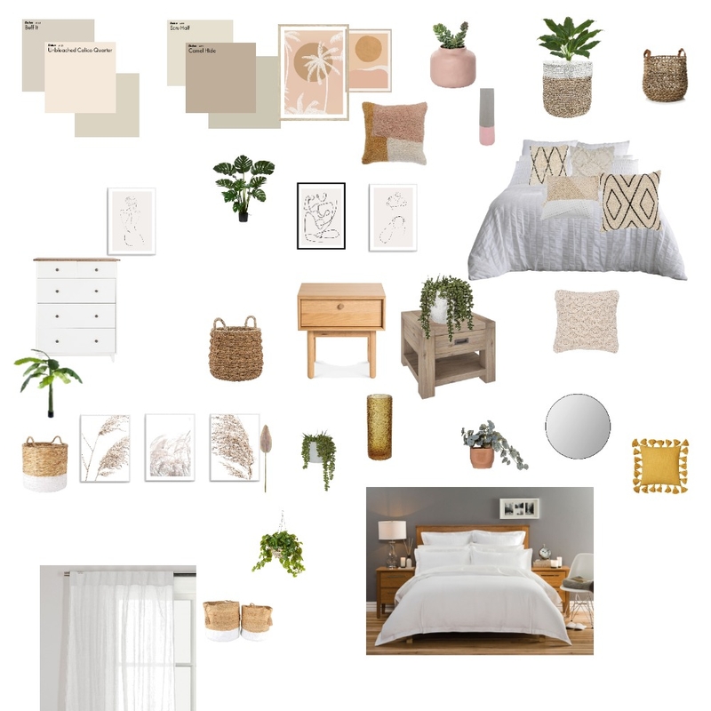 Bohemian Bedroom Mood Board by marybella on Style Sourcebook