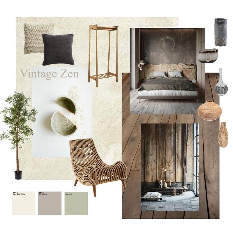 Vintage Zen Bedroom Mood Board by BrittneyPhibbs520 on Style Sourcebook