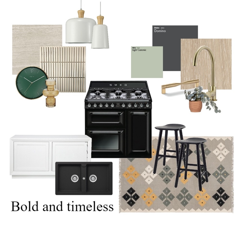 Bold & Timeless Kitchen Mood Board by taketwointeriors on Style Sourcebook