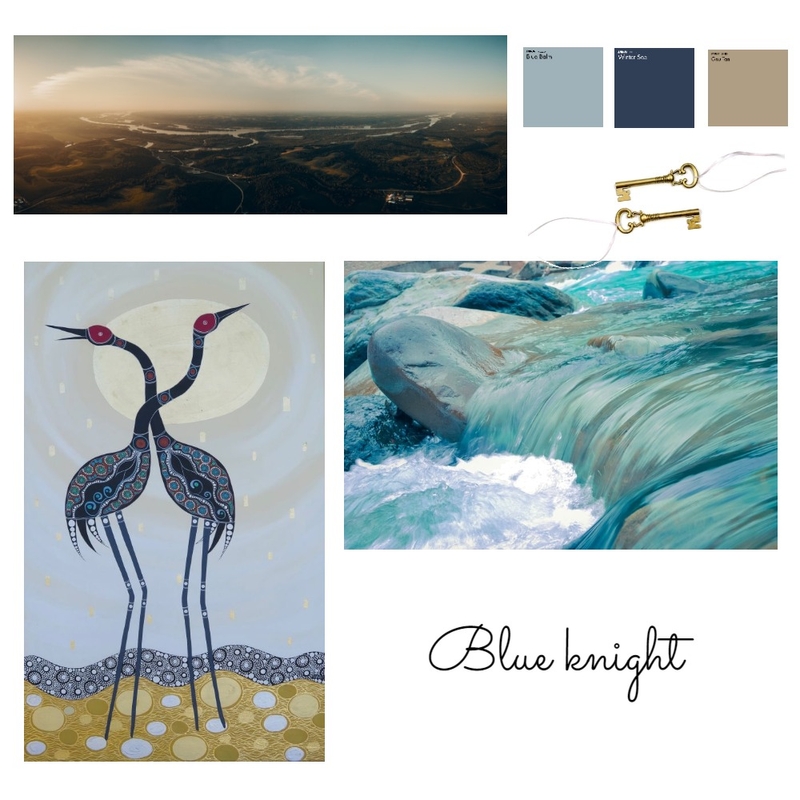 blue knight Mood Board by Roshini on Style Sourcebook