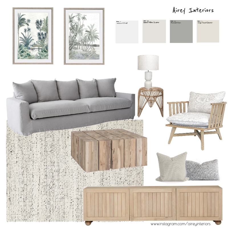 Coastal living room Mood Board by Airey Interiors on Style Sourcebook
