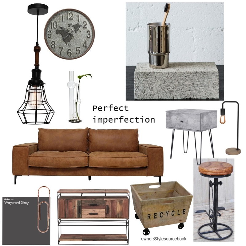 Industrial Mood Board by vivid interiors on Style Sourcebook
