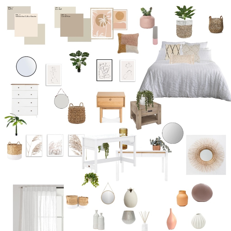 Bohemian Bedroom Mood Board by marybella on Style Sourcebook