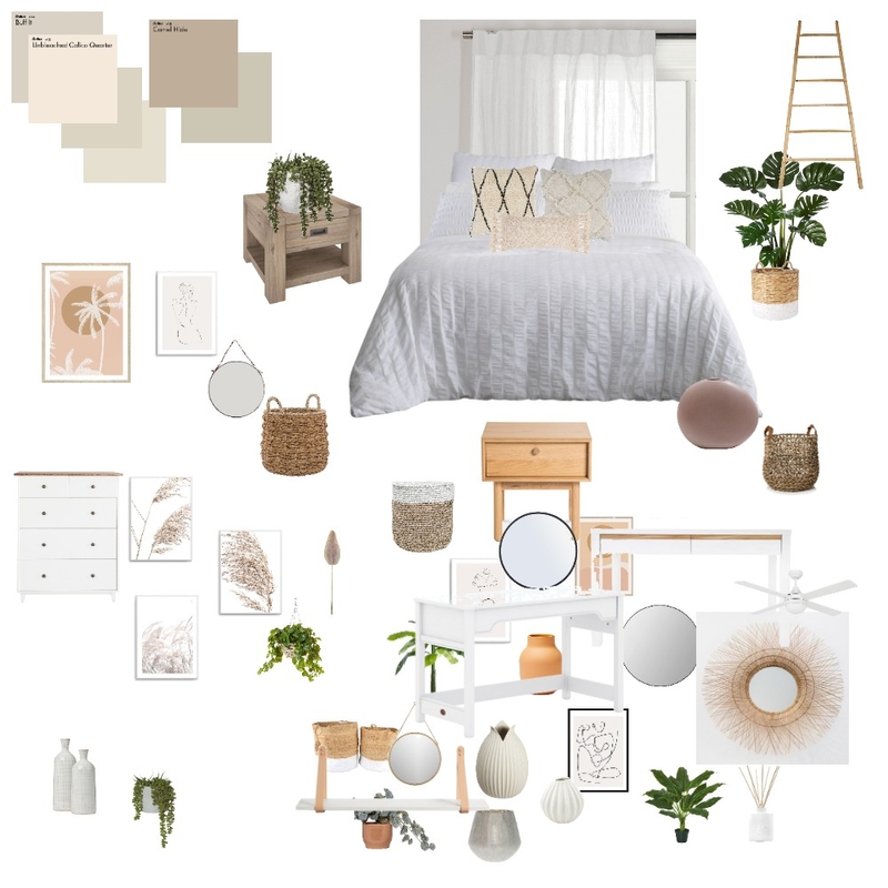 Bohemian Bedroom Mood Board by marybella on Style Sourcebook