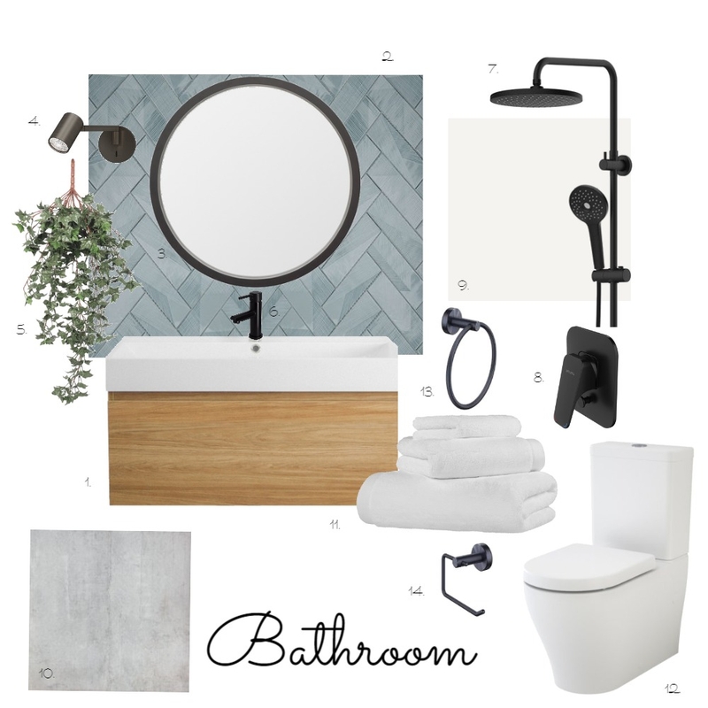 Module 9 Bathroom Mood Board by HeidiN on Style Sourcebook