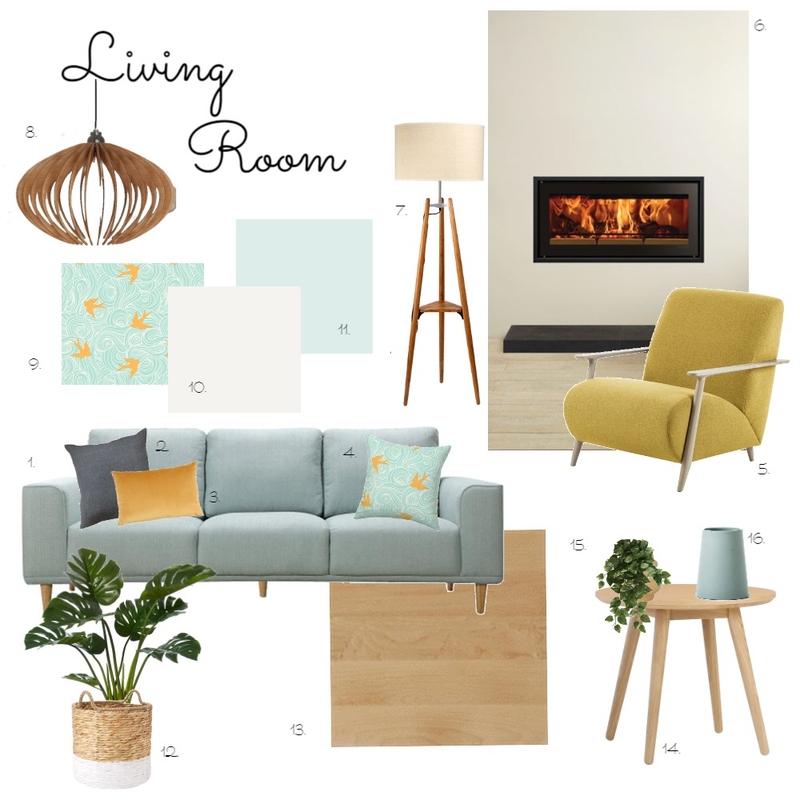 Mod 9 Living Room Mood Board by HeidiN on Style Sourcebook