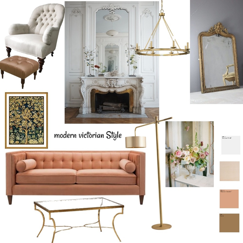 modern victorian style Mood Board by Hana Avraham Design on Style Sourcebook