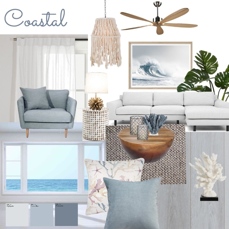 Coastal Mood Board by InteriorsbyD on Style Sourcebook
