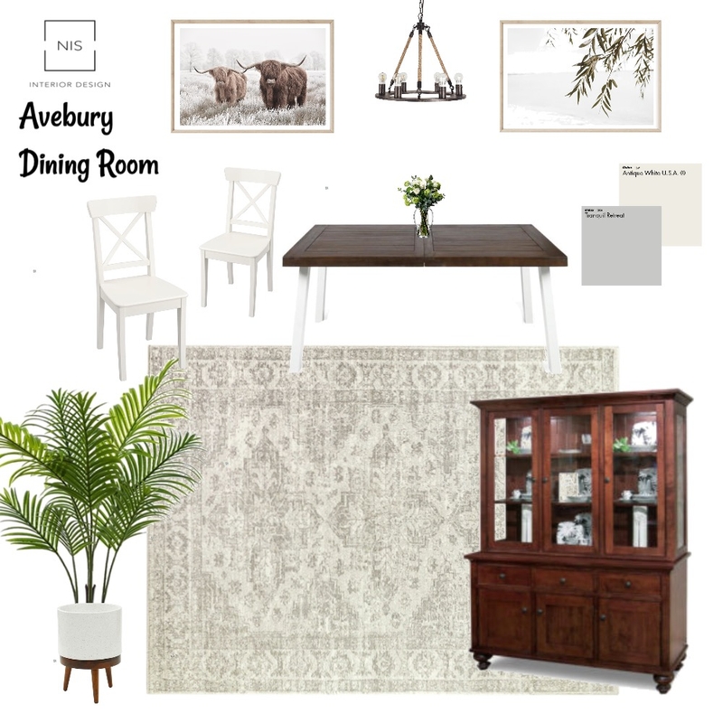 Avebury Dining Room A Mood Board by Nis Interiors on Style Sourcebook