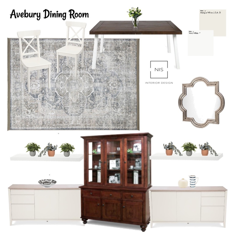 Avebury Dining Room B Mood Board by Nis Interiors on Style Sourcebook