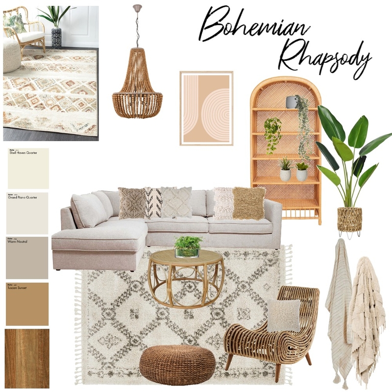 Bohemian Rhapsody Mood Board by Asscher Designs on Style Sourcebook