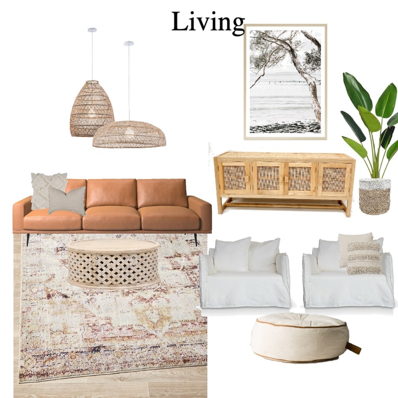 Living Mood Board by Eclectic Interior Design on Style Sourcebook