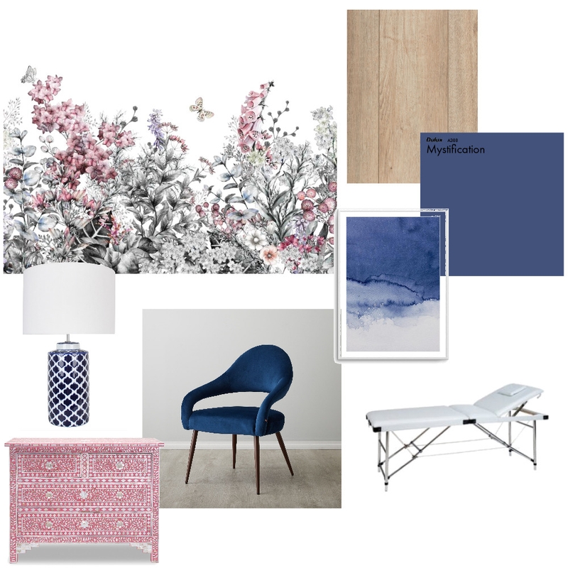 Variante 2 - Blau / Rosa Mood Board by Nikola on Style Sourcebook