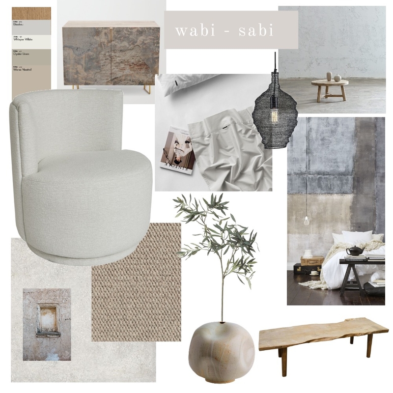 Wabi Sabi Mood Board by Style&Space on Style Sourcebook