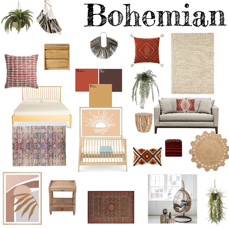 Bohemian Style Mood Board by sabarra on Style Sourcebook