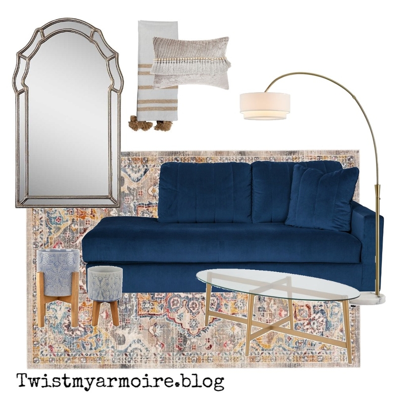 blue room Mood Board by Twist My Armoire on Style Sourcebook