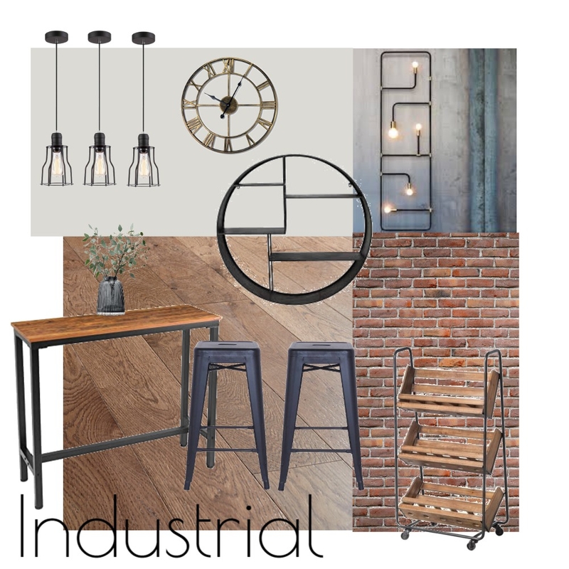 Industrial Mood Board by Gia123 on Style Sourcebook