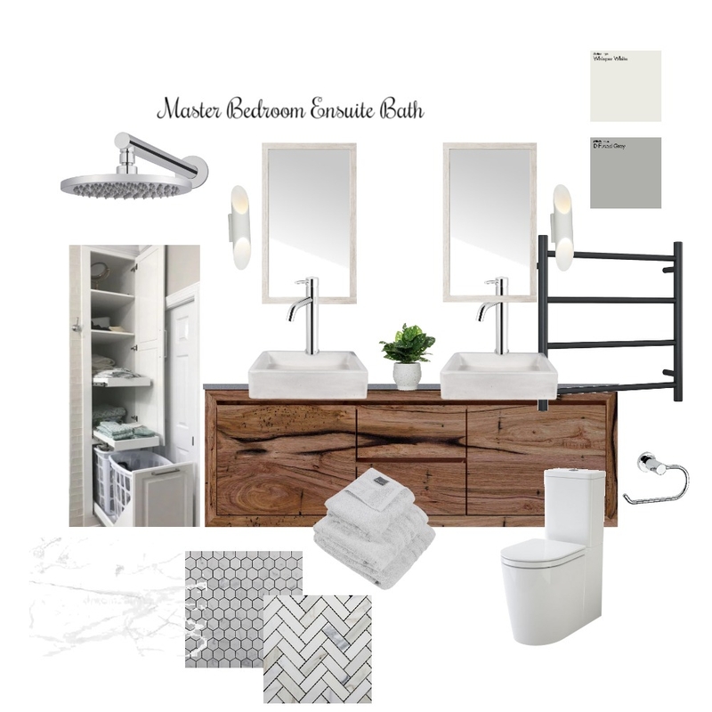 Master Bedroom Ensuite Bathroom Mood Board by CLD Design on Style Sourcebook