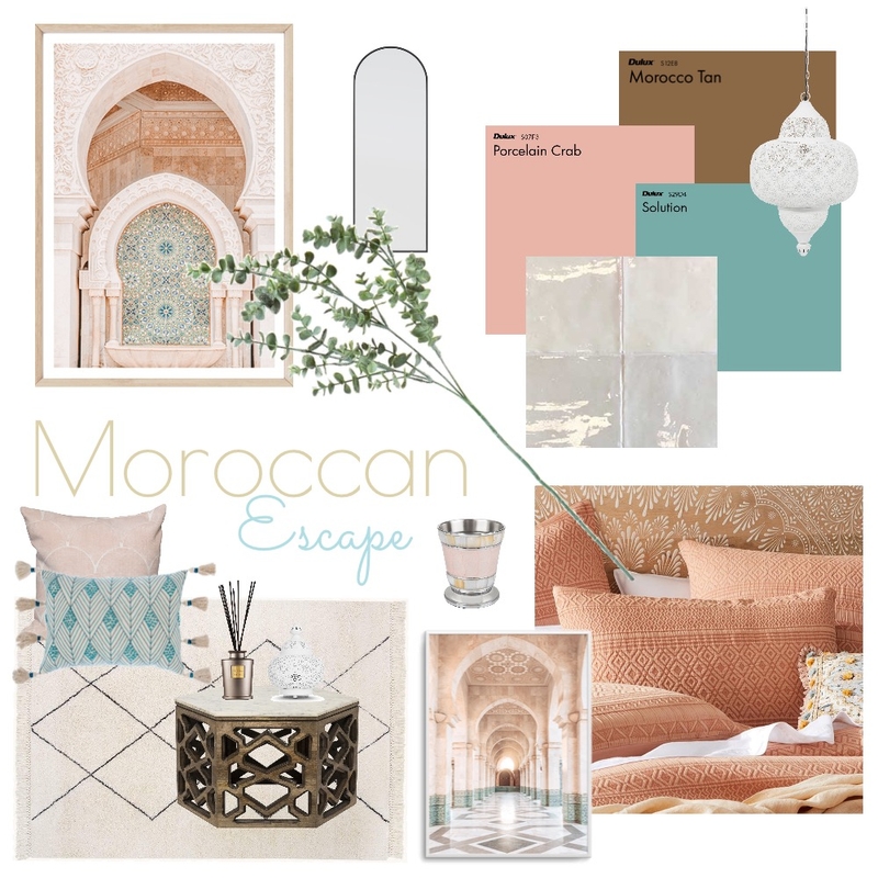 Moroccan Escape Mood Board by Chelsi on Style Sourcebook