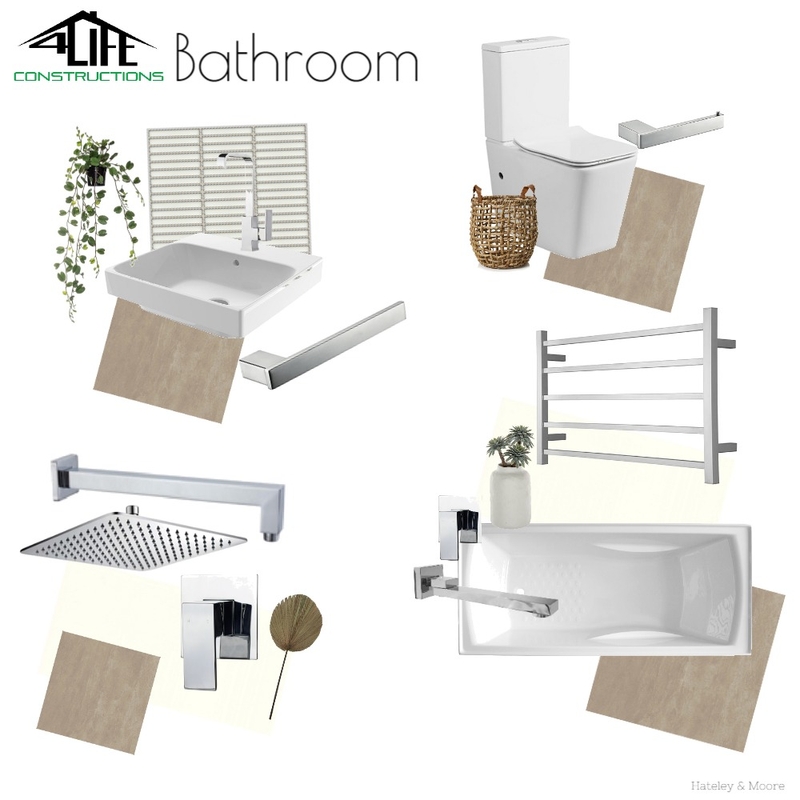 Range Bathroom Mood Board by 4Life Constructions on Style Sourcebook