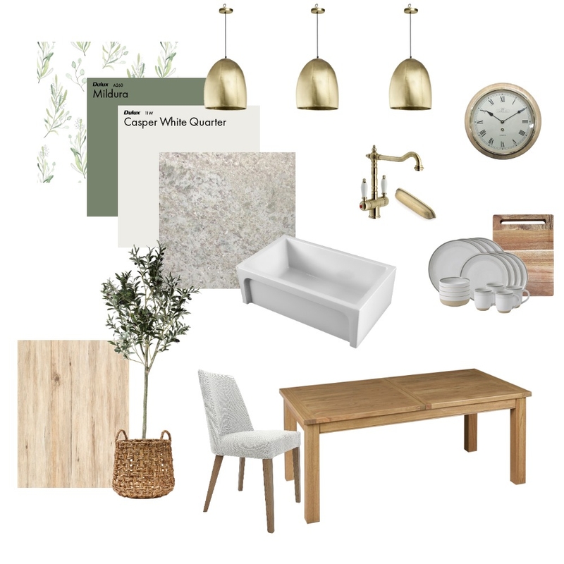Modern Farmhouse Kitchen Mood Board by KMR on Style Sourcebook