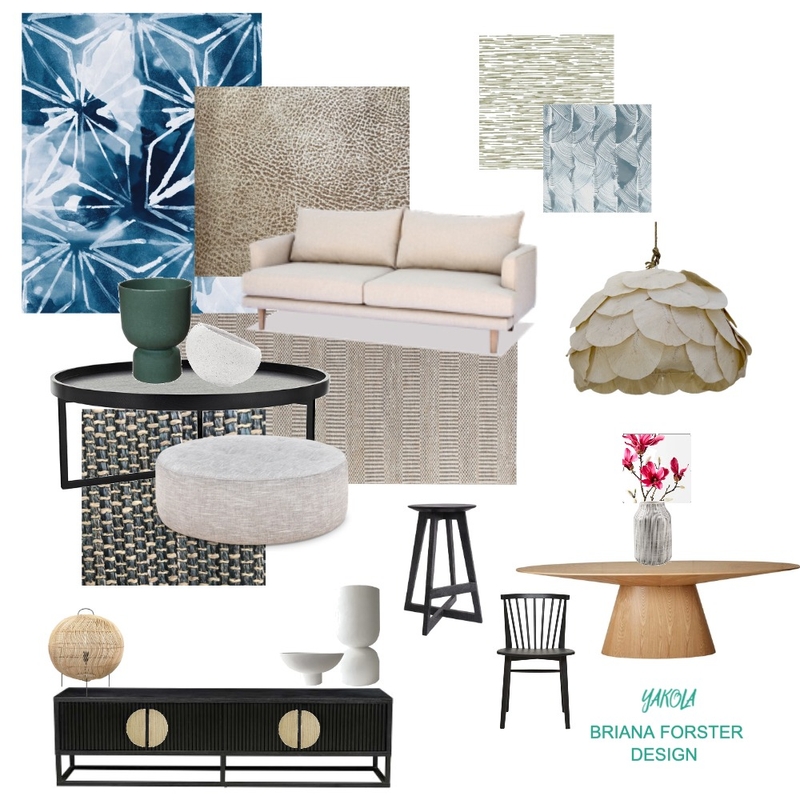 YAKOLA LIVING DINING Mood Board by Briana Forster Design on Style Sourcebook