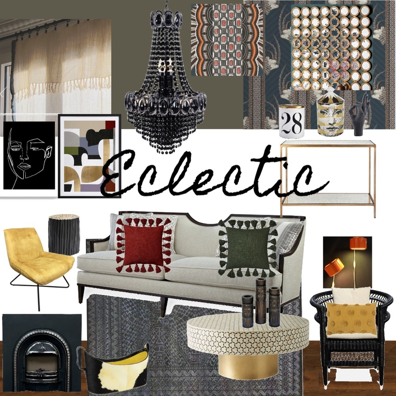 Assesment#3 - Eclectic Style Mood Board by BiBi on Style Sourcebook