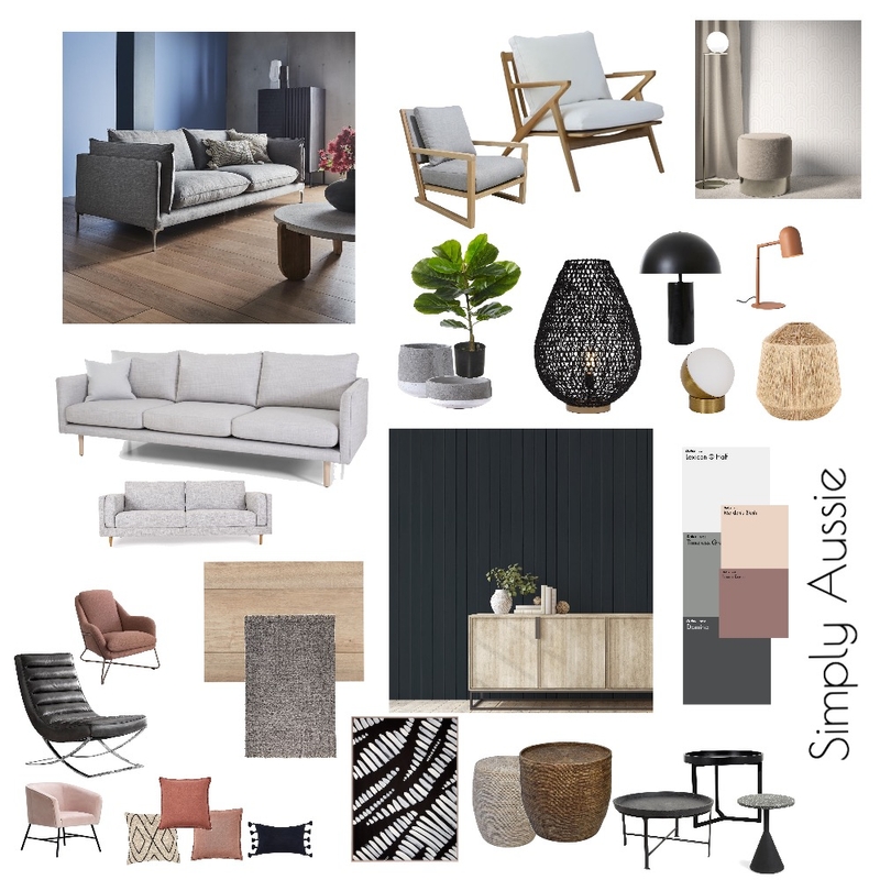 Simply Aussie Mood Board by Debra Willcox on Style Sourcebook