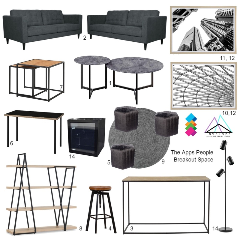 apps people breakout space Mood Board by Invelope on Style Sourcebook