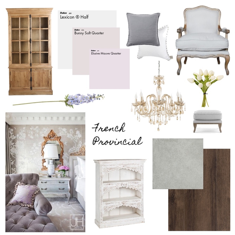 French Provincial Mood Board by auroradesignco on Style Sourcebook