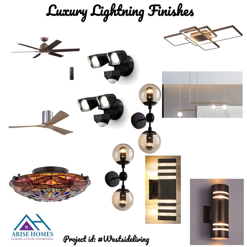 Lightning Finishes Mood Board by arisehomes on Style Sourcebook