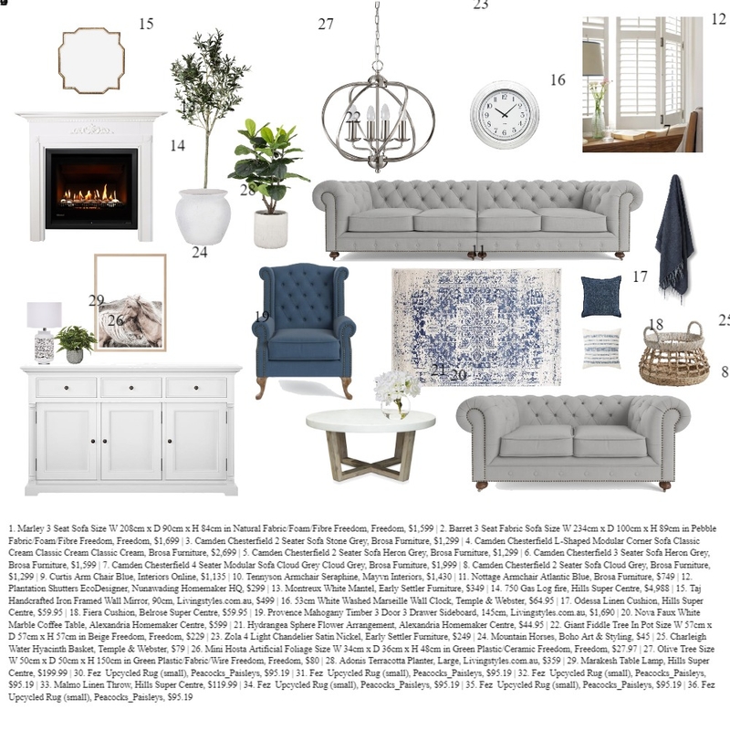 Lounge Room Mood Board by Kate.dav on Style Sourcebook