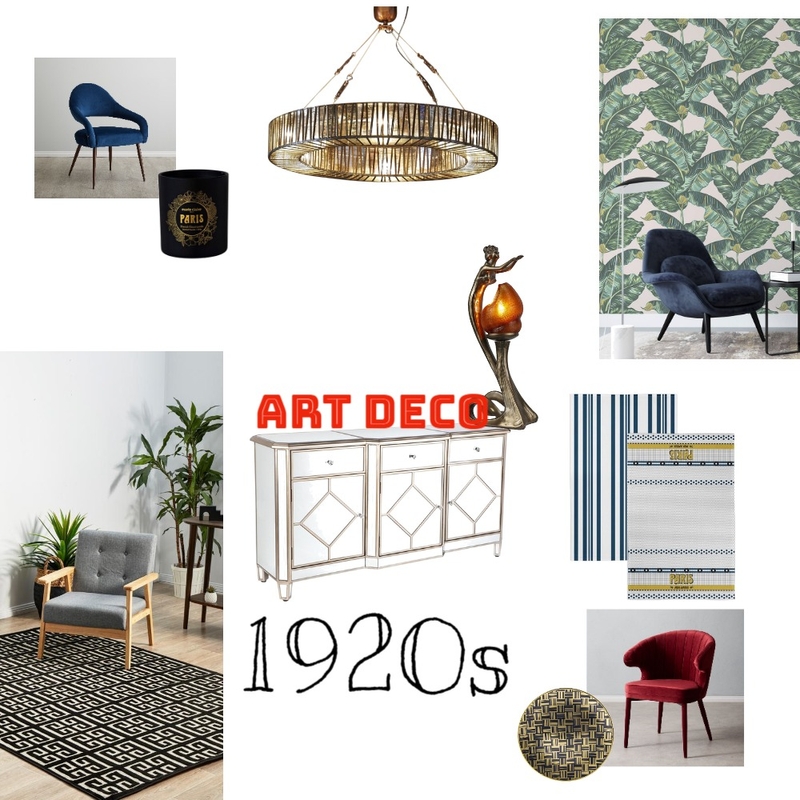 Art Deco Mood Board by Empress Fyah on Style Sourcebook