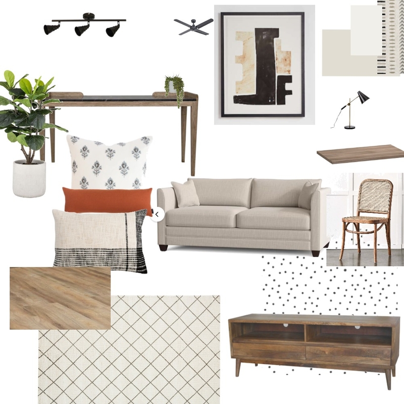 Module 9 Guest/ study room Mood Board by Emma Manikas on Style Sourcebook