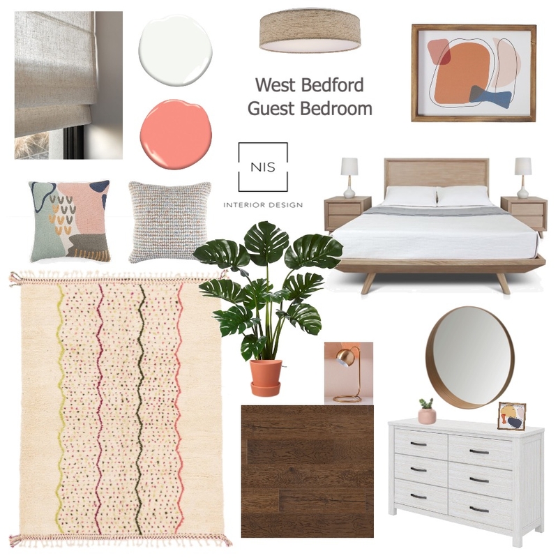 Guest Bedroom Mood Board by Nis Interiors on Style Sourcebook