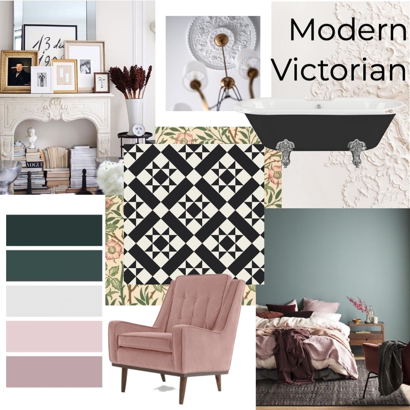 Modern Victorian Mood Board by EstherSum on Style Sourcebook
