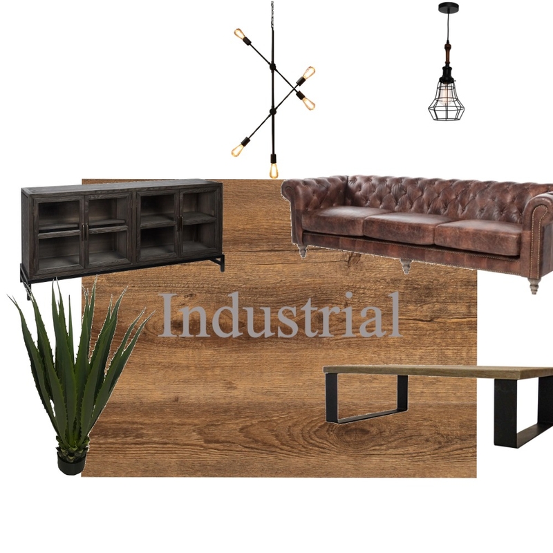 Industrial Living Room Mood Board by KC Interiors on Style Sourcebook